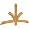 Ekena Millwork Davenport Rough Sawn Timber Gable Bracket, Western Red Cedar, 72"W x 36"H x 2"D x 4"F, 12/12 Pitch GBW072X36X0204DAV00RWR - alternate 2